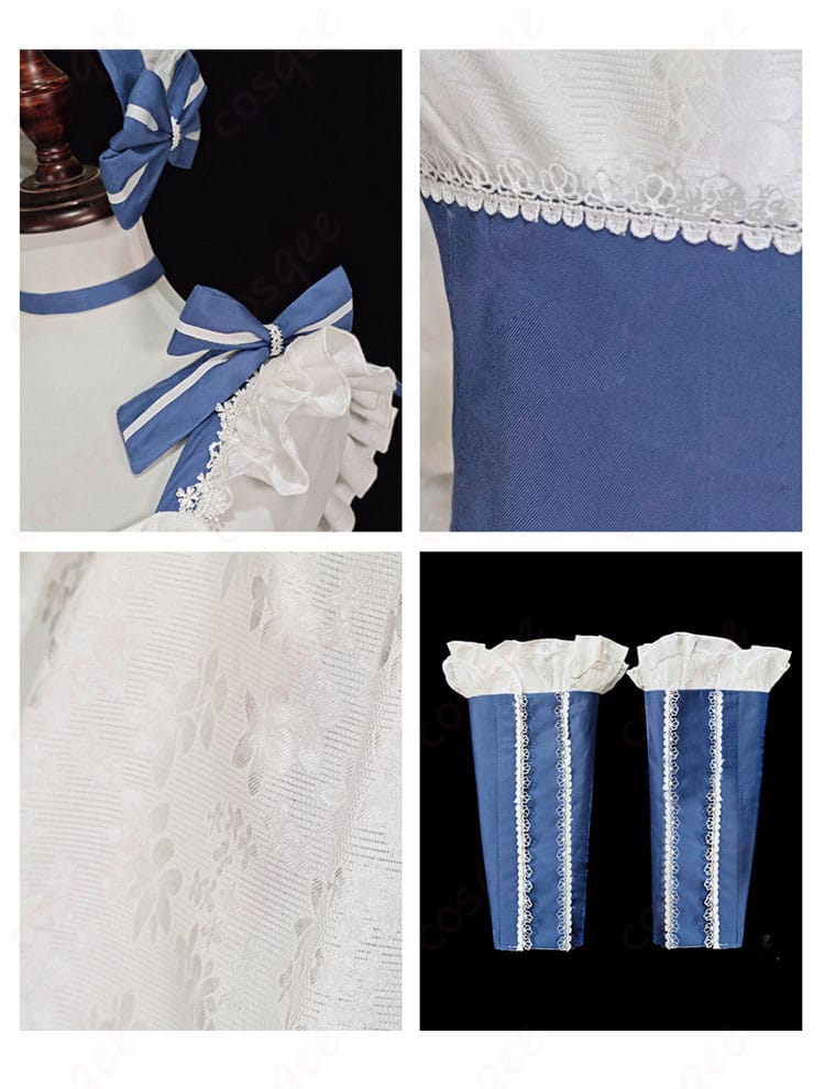 アズールレーン ベルファスト コスプレ衣装 メイド服 装飾の詳細 - 高品質な刺繍とアクセサリー