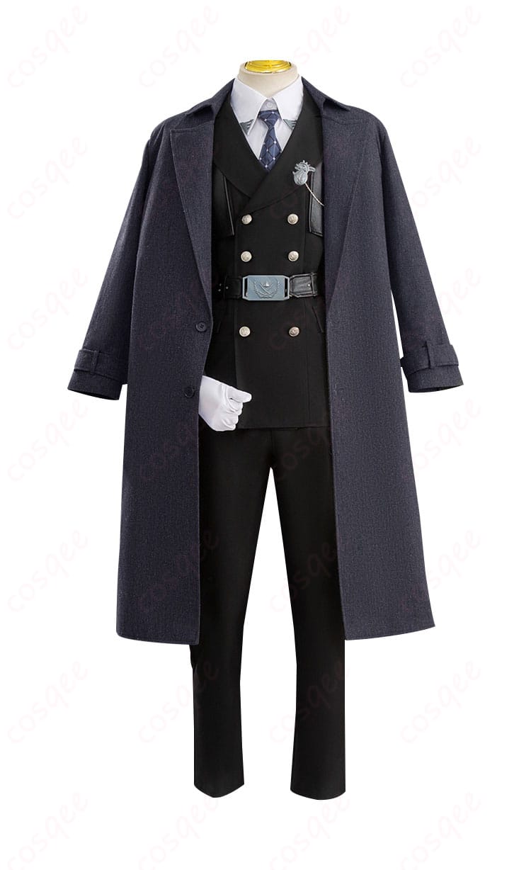 レイのコスプレ衣装の正面画像。衣装全体のデザインが分かるクリアな写真。