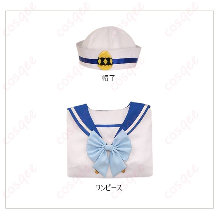 しゅごキャラ! 日奈森あむの魅力を爽やかに再現する学園セーラー風コスプレ衣装 - 4枚目の画像