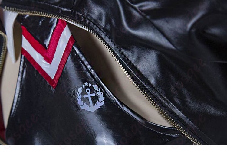 アズールレーン プリンツ・オイゲン コスプレ衣装 胸元装飾の詳細 – ファイナル・ラップ衣装の特徴的な胸元装飾