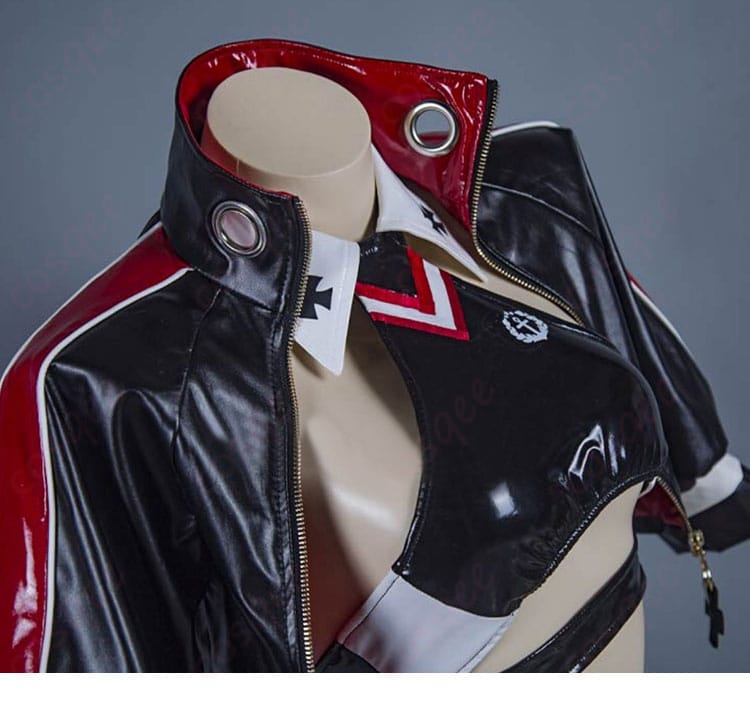 アズールレーン プリンツ・オイゲン コスプレ衣装 衣領の装飾詳細 – 精巧な刺繍とデザインで再現された衣領