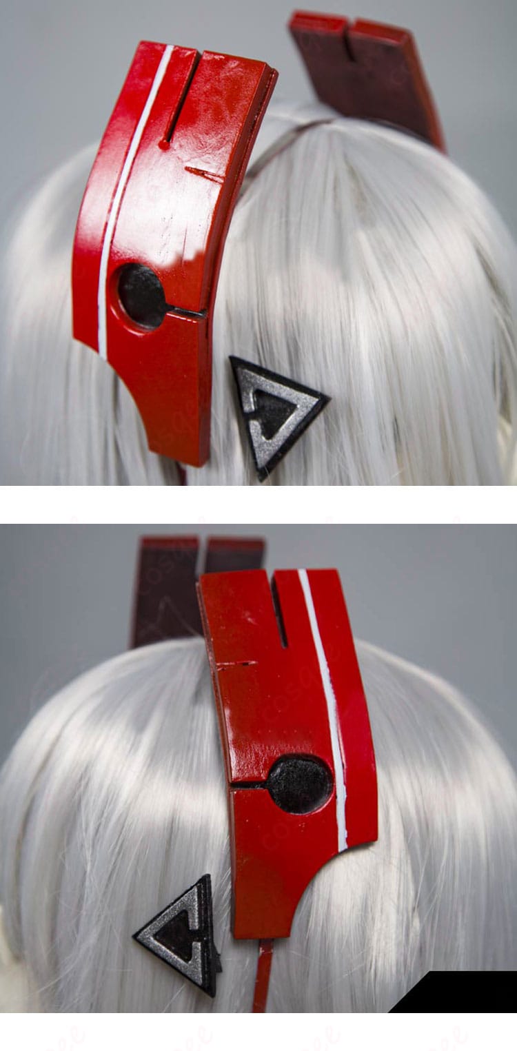 アズールレーン プリンツ・オイゲン コスプレ衣装 ヘッドアクセサリーの装飾詳細 – ファイナル・ラップ衣装のヘッドアクセ