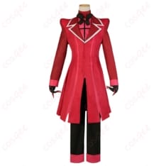 ハズビン・ホテル アラスターの雰囲気をまとう赤黒ヴィンテージ紳士コス - 1枚目の画像（サムネイル）