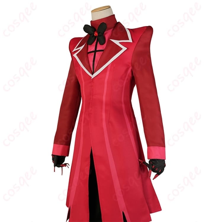 ハズビン・ホテル アラスターの雰囲気をまとう赤黒ヴィンテージ紳士コス - 3枚目の画像