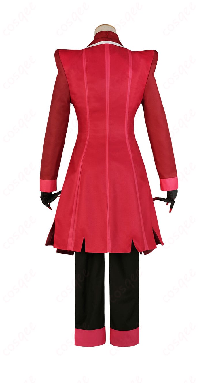 アラスター コスプレ衣装 背面画像。背中のデザインも忠実に再現され、コスプレイベントで目を引く一着。