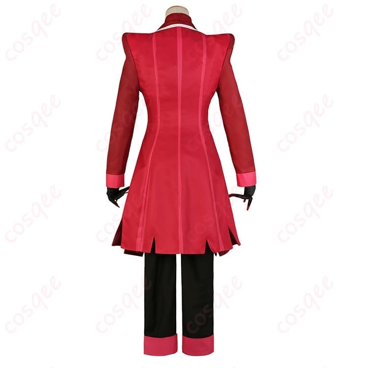 ハズビン・ホテル アラスターの雰囲気をまとう赤黒ヴィンテージ紳士コス - 2枚目の画像