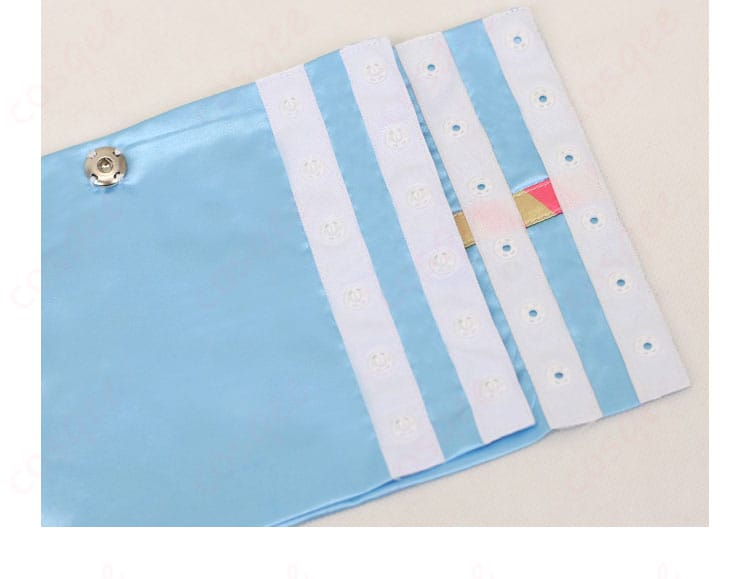 ホロライブ 小鳥遊キアラ お正月コスプレ衣装の腰封部分の詳細。豪華で美しいデザインが印象的です。