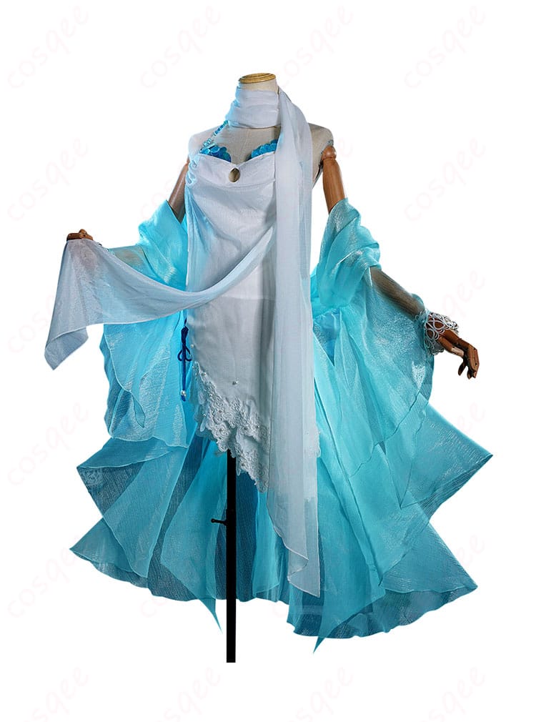 島主 L.L. コスプレ衣装の側面から見た美しいライン。ディテールも完璧に再現。