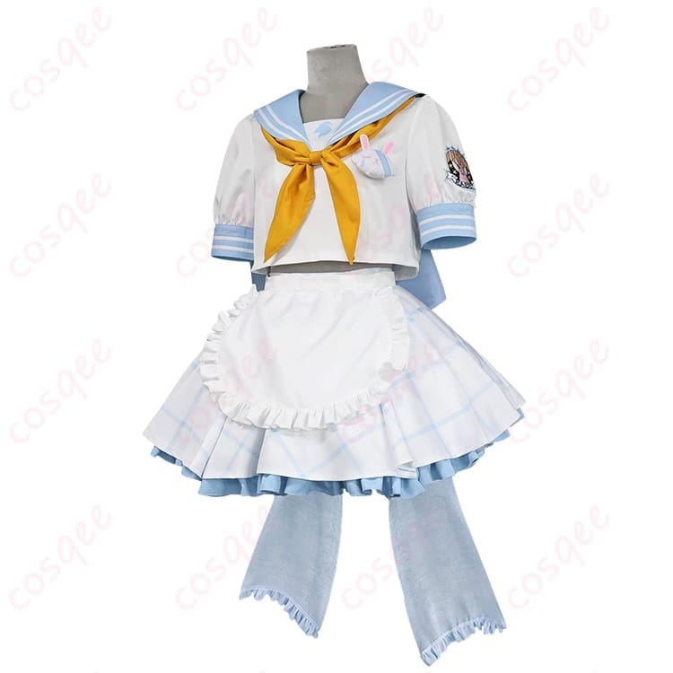 ブルーアーカイブ 霞沢ミユのセーラー風コスプレ衣装 ダーク可愛い雰囲気で写真映え抜群 - 1枚目の画像