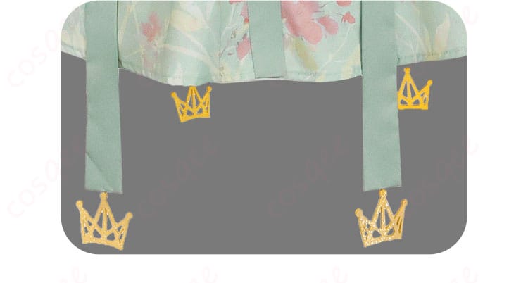 高級感溢れるクラウンの装飾。プロジェクトセカイの世界観を再現。