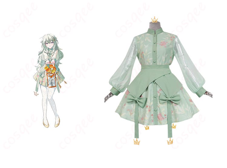 草薙寧々の4th Anniversary 感謝祭コスプレ衣装の正面とキャラクターの組み合わせ画像。リアルな再現と優れたデザイン。今すぐチェック!