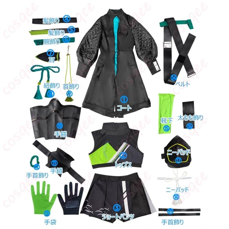 ウマ娘 ヤエノムテキ 勝負服コスプレ｜武人の凛々しさを纏い写真映えする装い - 9枚目の画像