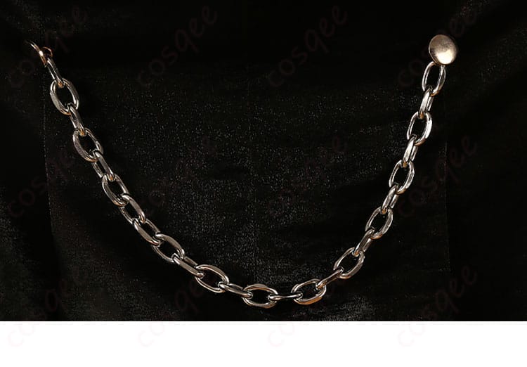 外套背面チェーン装飾ディテール | ドミナント衣装の外套背面チェーン装飾ディテール