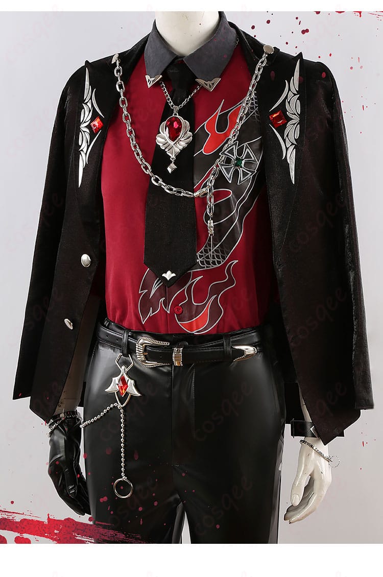 服装上衣装飾ディテール | 三毛縞斑 コスプレ衣装の上衣装飾ディテール