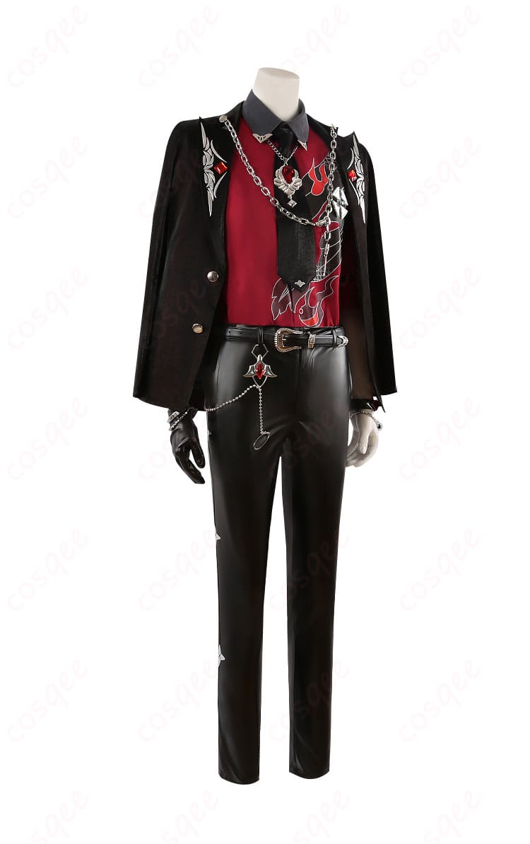 商品右側の写真 | 三毛縞斑 コスプレ衣装の横から見た詳細