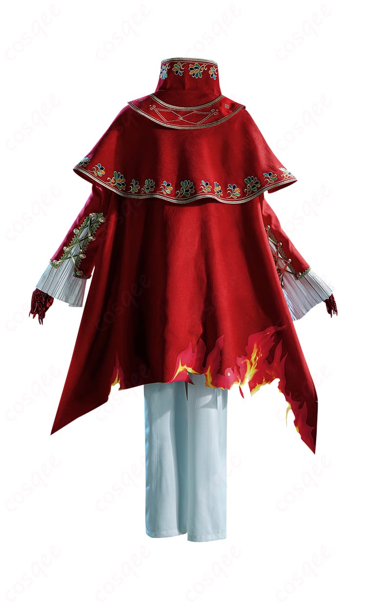 「第五人格」夜の番人(イタカ)の背面デザイン、後ろ姿の細部がよくわかります。