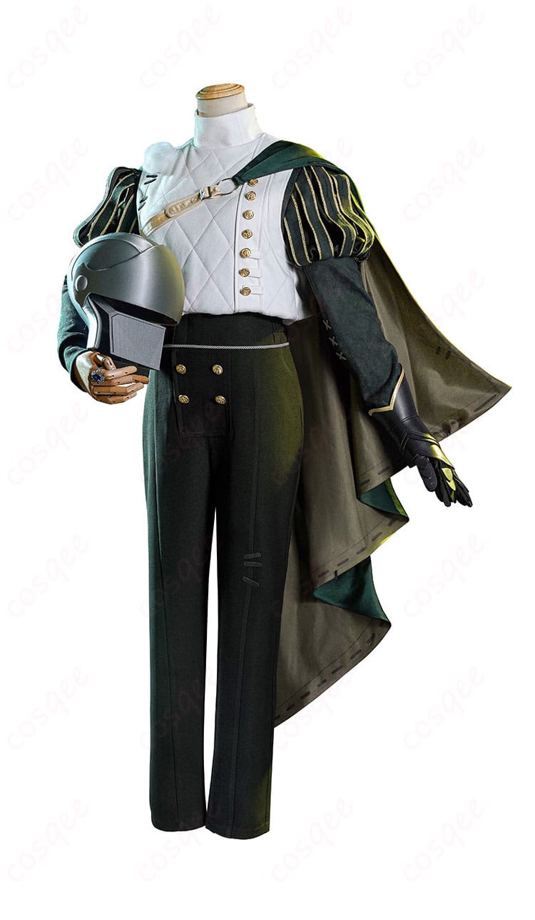 第五人格 騎士 コスプレ衣装 左右のサイドビュー。装飾とディテールが際立つ美しい仕上がり。