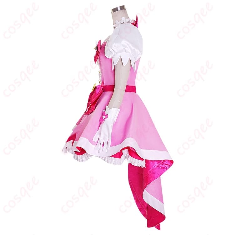 Go!プリンセスプリキュア 春野はるか キュアフローラの華やかコスプレ衣装｜可憐プリンセス感で写真映え - 4枚目の画像