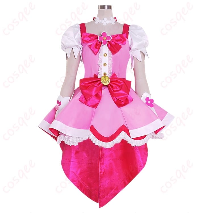 Go!プリンセスプリキュア 春野はるか キュアフローラの華やかコスプレ衣装｜可憐プリンセス感で写真映え - 1枚目の画像