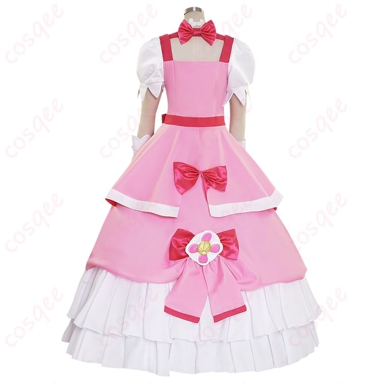 Go!プリンセスプリキュア 春野はるか キュアフローラのエレガント衣装で可憐に映える - 4枚目の画像