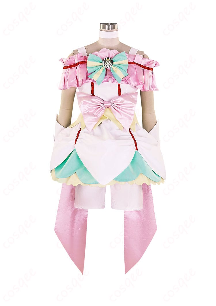 キュアエコーのコスプレ衣装、映画「プリキュアオールスターズNewStage」坂上あゆみモデルの正面写真