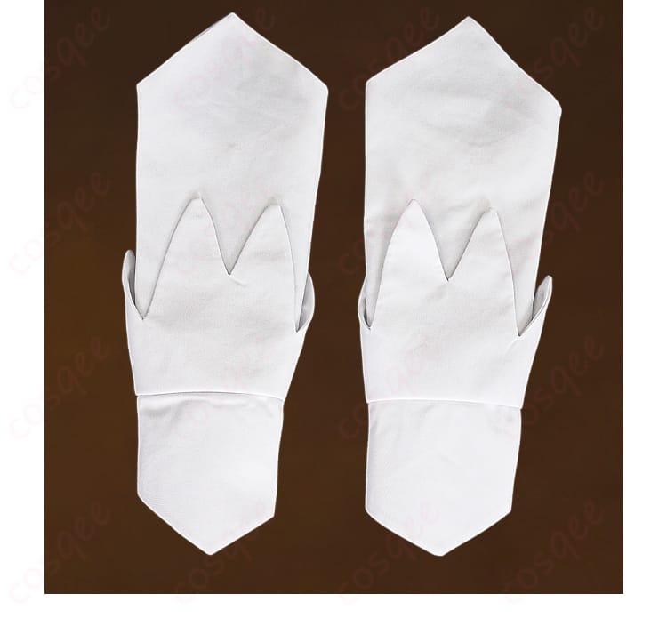 キュアエコーのコスプレ衣装の腿袜部分、装飾細部のクローズアップ