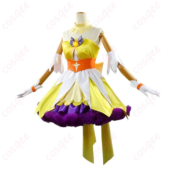 Go!プリンセスプリキュア 天ノ川きららの華やかコスプレ衣装 スター映えと軽やかボリュームで主役級 - 2枚目の画像