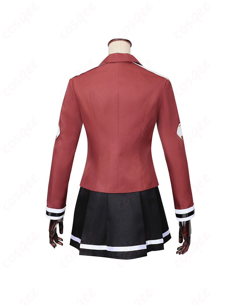 商品背面のウェンディ・マーベルのコスプレ衣装のディテール