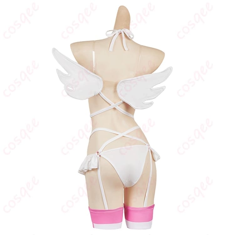 2.5次元の誘惑 天乃リリサ リリエル風コスプレ衣装 軽やかで写真映えする清楚エンジェル - 4枚目の画像