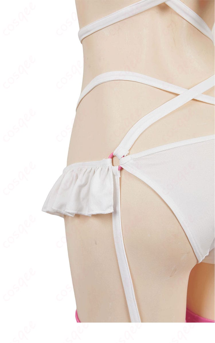 2.5次元の誘惑 コスプレ衣装 腰回りの背面装飾ディテール。キャラクターのスタイルを完璧に再現しています。