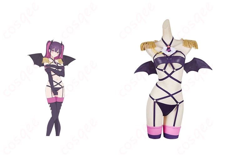 2.5次元の誘惑 橘美花莉・ミリエラ・衛生小隊のコスプレ衣装、正面画像とキャラクターの組み合わせ。