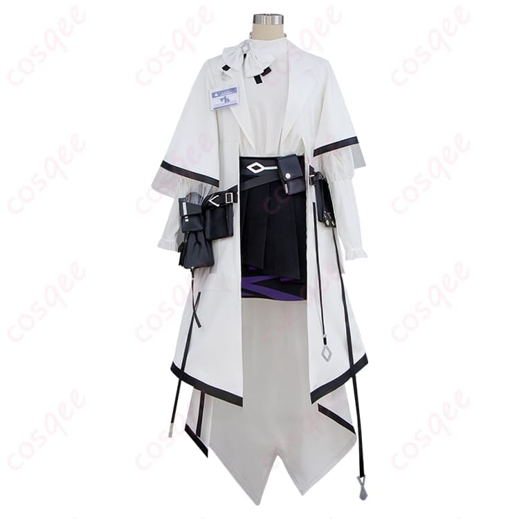 アークナイツのプリースティスを端正再現 知的で清潔感あるメディック風コスプレ衣装 - 1枚目の画像