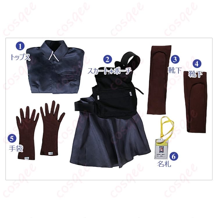 アークナイツ フランカ コスプレ衣装 近未来ミリタリー感で写真映え抜群の一着 - 7枚目の画像