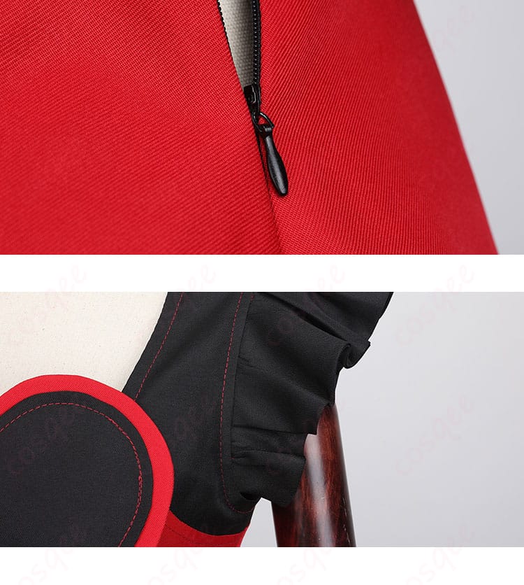 衣服のチェーンと袖の装飾の詳細 - ローズ・ヴァレンティオンドレスの衣服チェーンと袖のデザイン