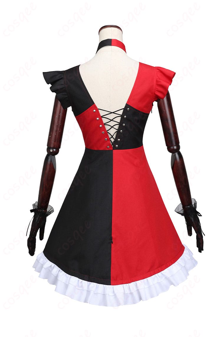 商品背面画像 - ローズ・ヴァレンティオンドレスの背面、詳細な装飾が魅力