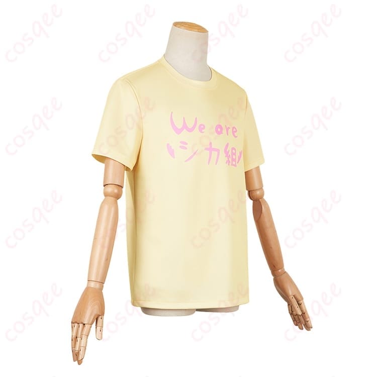 しかのこのこのここしたんたん 鹿乃子のこ シカ組Tシャツ コスプレ衣装 軽やかで写真映えする一着 - 3枚目の画像