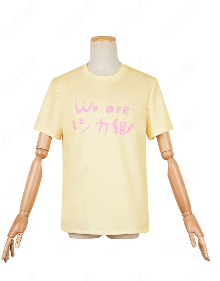 鹿乃子のこ コスプレ衣装 シカ組 Tシャツの全体像。高忠実度再現、アニメファン必見!