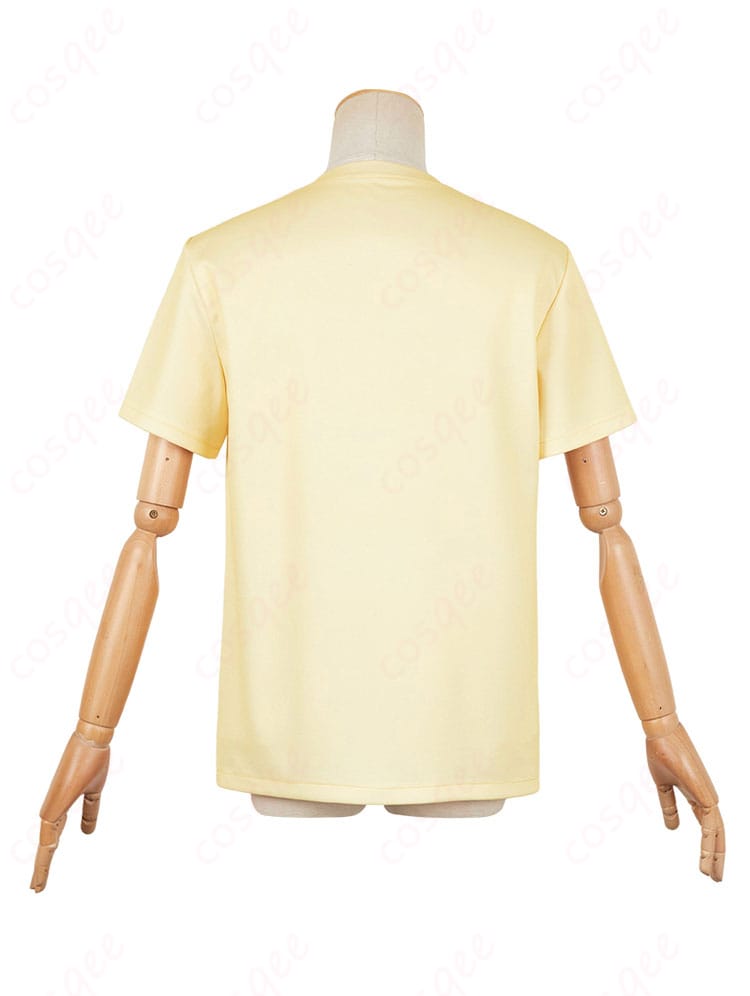 鹿乃子のこ コスプレ衣装 シカ組 Tシャツの背面。シンプルで美しいラインが特徴です。