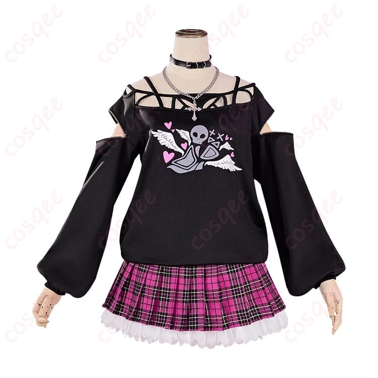 鏡音リン ドンキ2024フェア風コスプレ衣装 ポップで写真映えする軽やかセット - 1枚目の画像