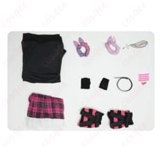 鏡音リン ドンキ2024フェア風コスプレ衣装 ポップで写真映えする軽やかセット - 4枚目の画像（サムネイル）