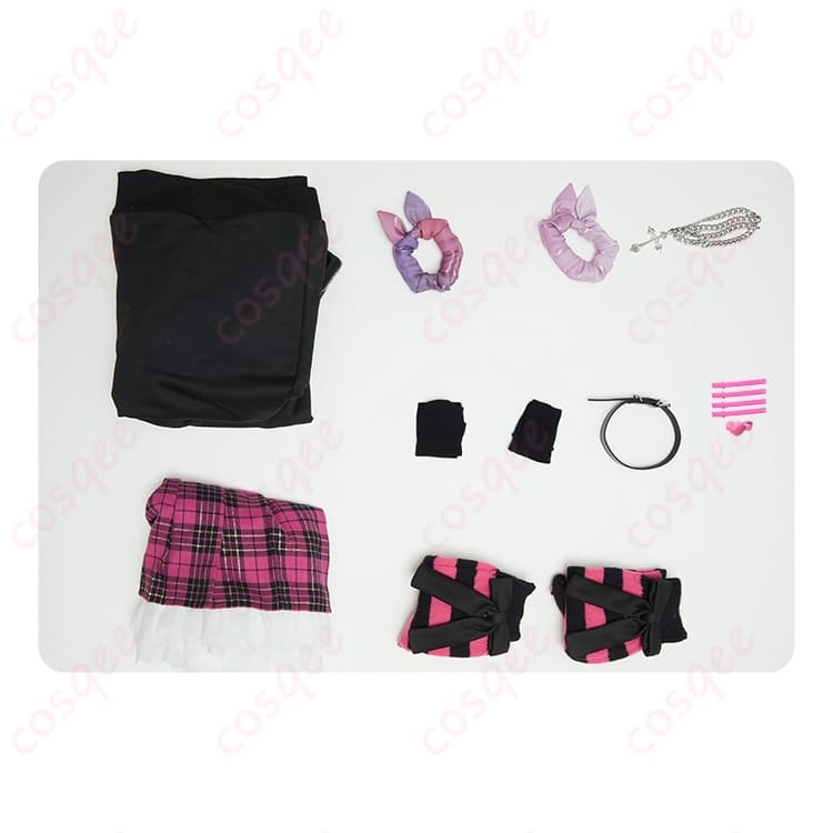 鏡音リン ドンキ2024フェア風コスプレ衣装 ポップで写真映えする軽やかセット - 4枚目の画像