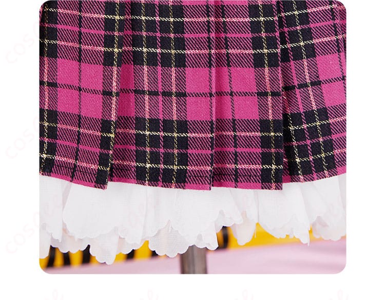 スカートの装飾のディテール – 鏡音リン コスプレ衣装のスカートデザイン