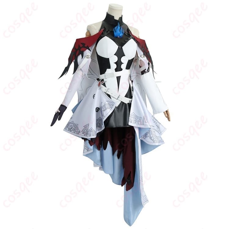 ホロライブのエリザベス・ローズ・ブラッドフレイムを華やかに再現するゴシックコスプレ衣装 - 2枚目の画像