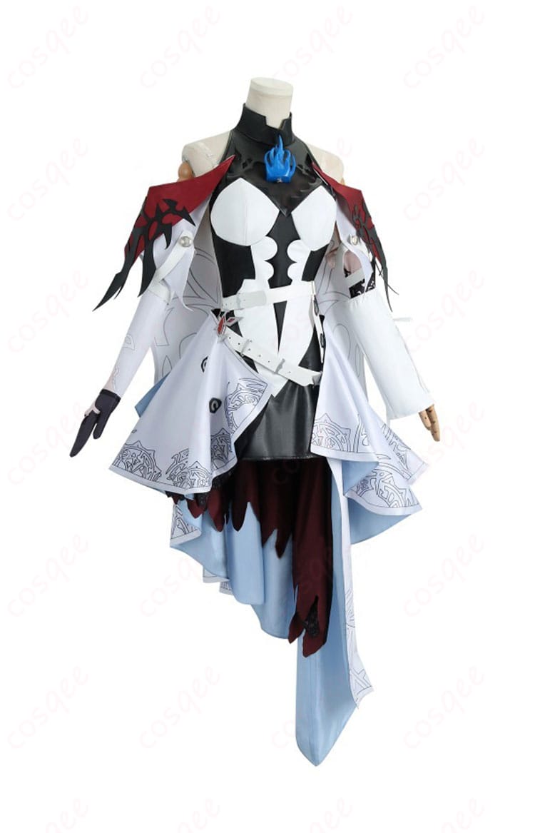 エリザベス・ローズ・ブラッドフレイム コスプレ衣装 側面からの詳細画像。衣装の立体感をチェック!