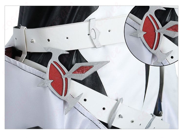 エリザベス・ローズ・ブラッドフレイム コスプレ衣装 腰帯の装飾詳細。完璧なアクセントが加えられたデザイン。