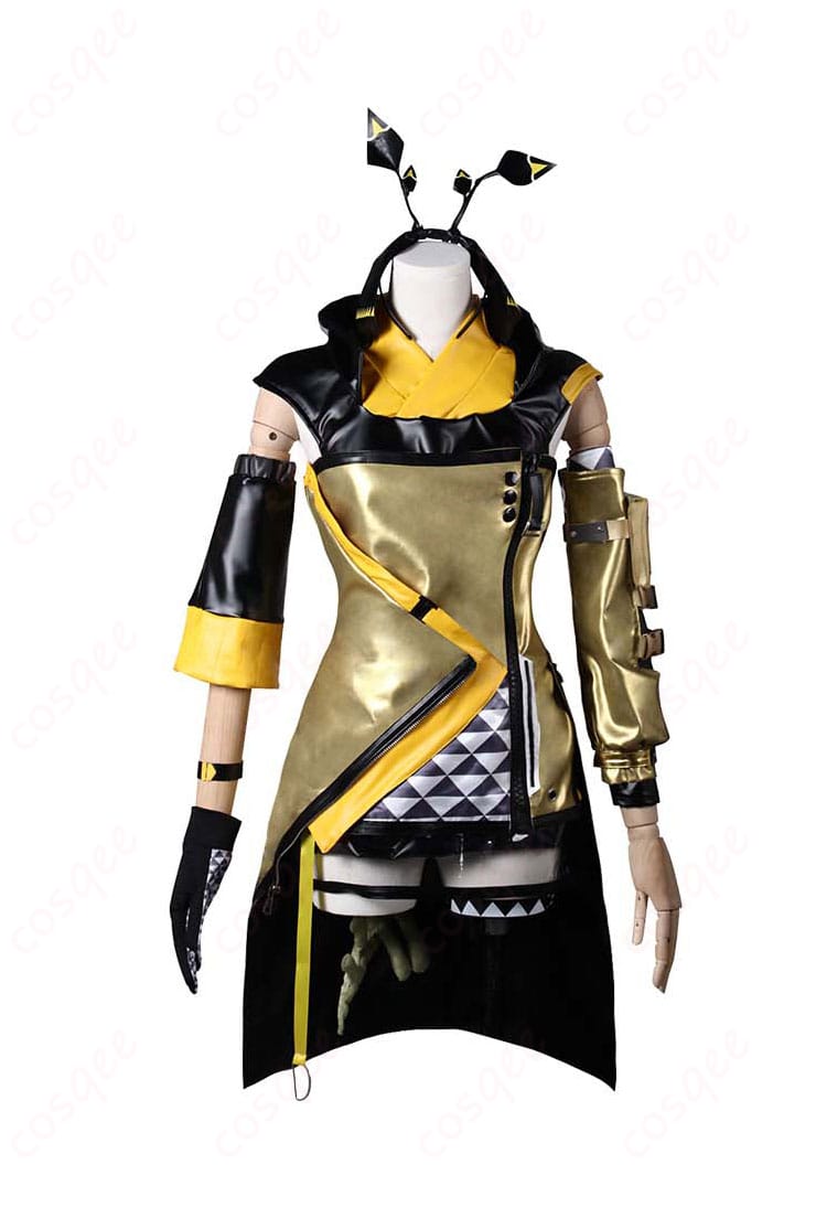 アークナイツ ウィーディ コスプレ衣装の正面画像。美しく再現された衣装の詳細がご覧いただけます。