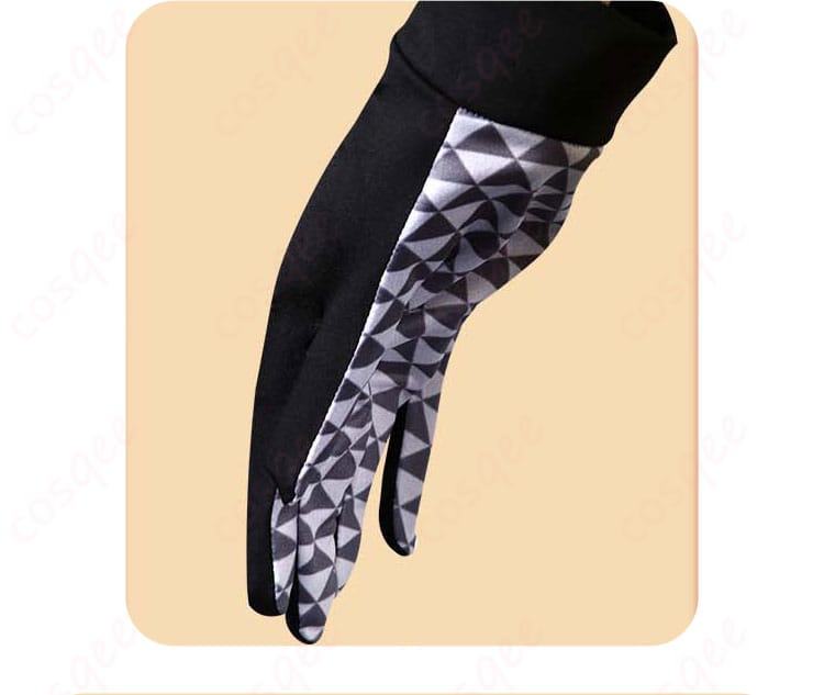 ウィーディ コスプレ衣装の手袋のディテール。高品質な仕立てと細部までこだわりが見られます。