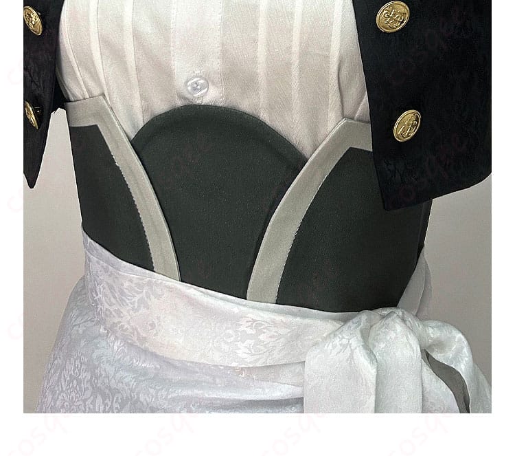 雪 シュエ メイド服の腰封装飾、スタイリッシュでエレガントなデザイン。