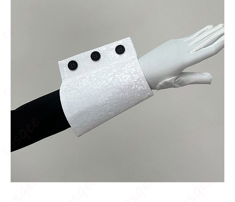 雪 シュエ メイド服の袖の装飾、細部までこだわったデザイン。