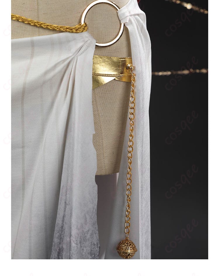 腰飾り装飾細部。ヘスティアの衣装の腰飾り部分の装飾ディテールをチェック。